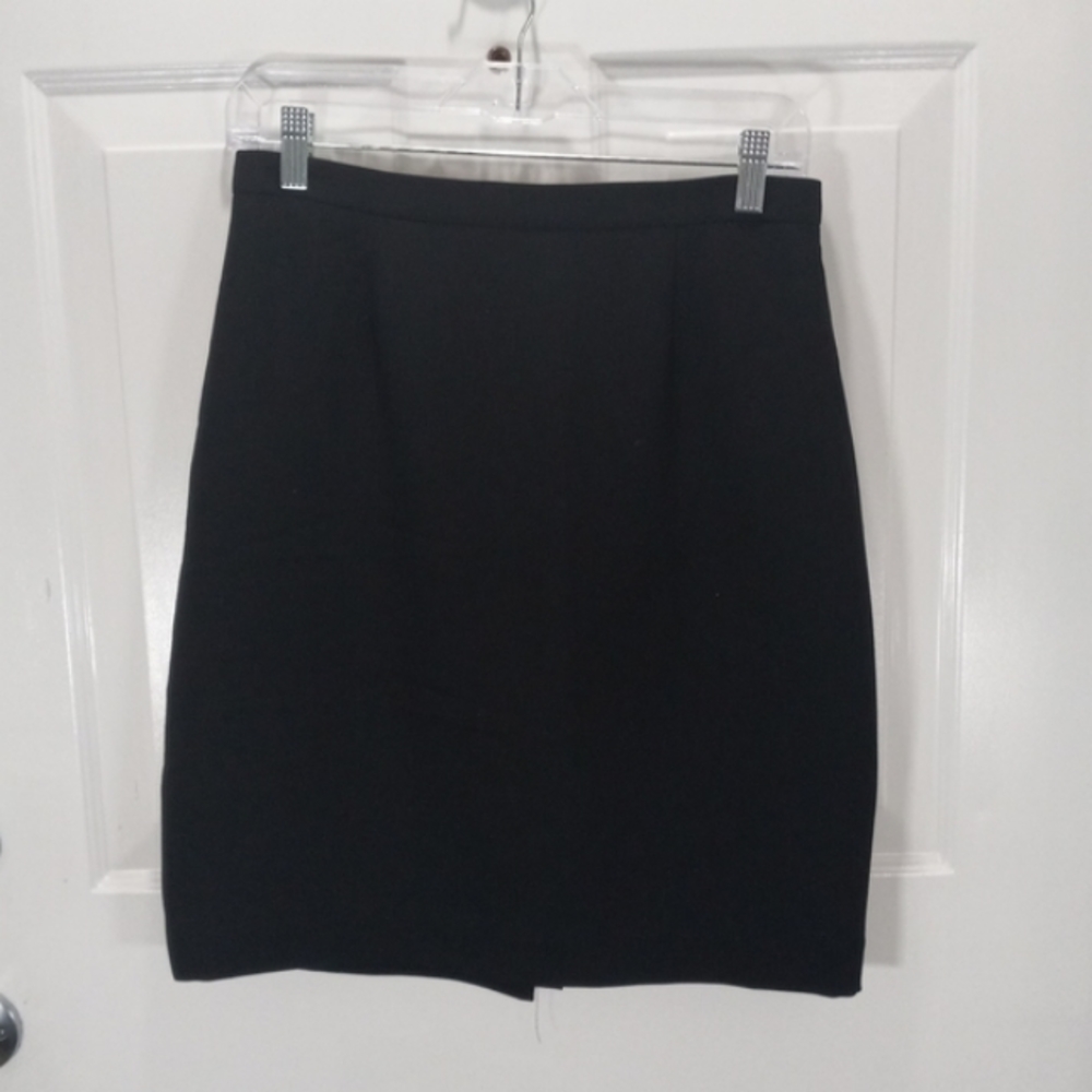 Womens Black lined Skirt Sz 10 P